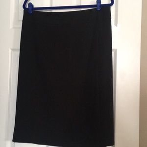 Black pencil skirt